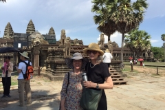 Mom at Angkor Wat Cambodia