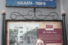 Veronica at the Mother House Kolkata India