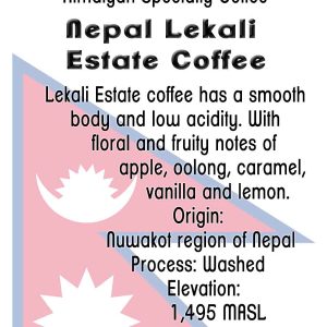 Nepal Lekali Estate Coffee Dark Roast
